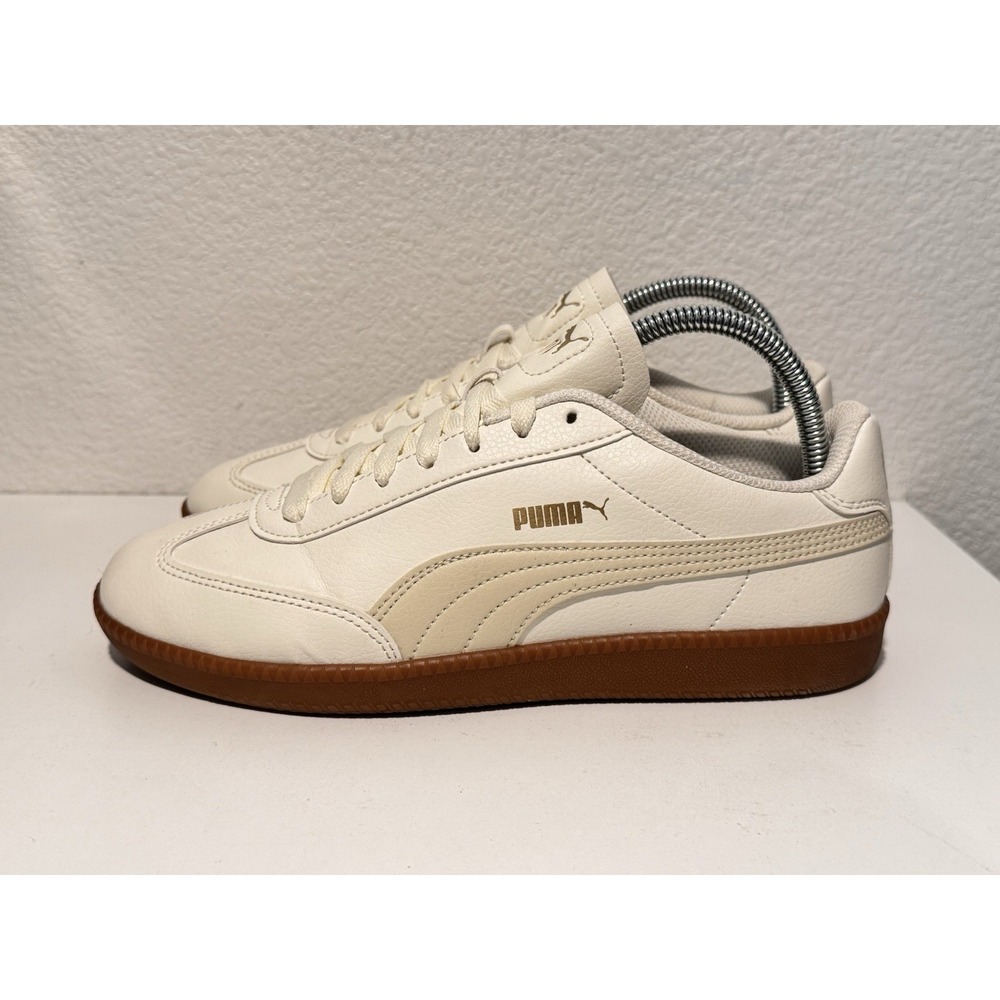 Puma Super Liga OG Retro Shoe Womens 9 Mens 7.5 Cream Gum Sole Casual Soccer NEW